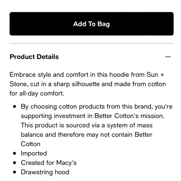 Better Cotton Sun+Stone Men Grey Solid Marled  Hooded Sweater with drawstrings - Picture 5 of 15